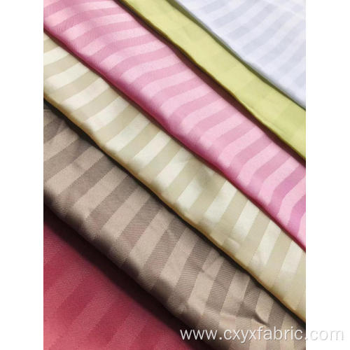 polyester stripe dobby jacquard fabric in different colors